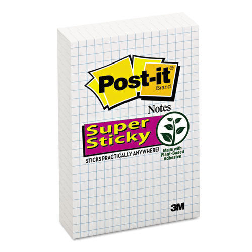 Grid Notes, 4 X 6, White, 50-sheet, 6-pack
