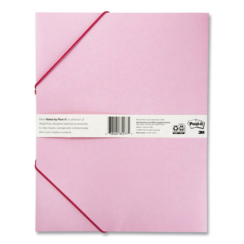 Folio, 1 Section, Letter Size, Pink, 2-pack