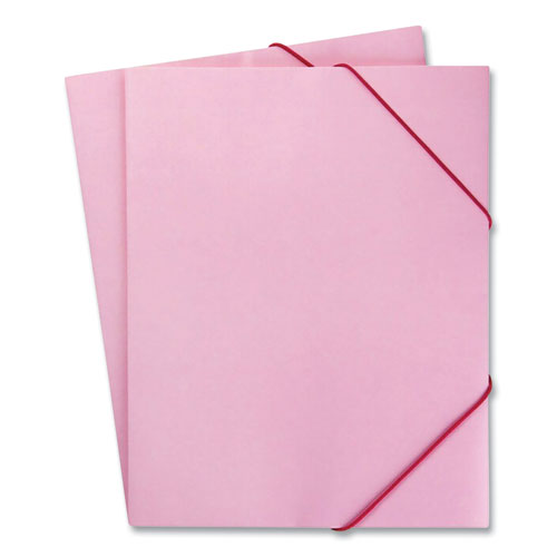 Folio, 1 Section, Letter Size, Pink, 2-pack