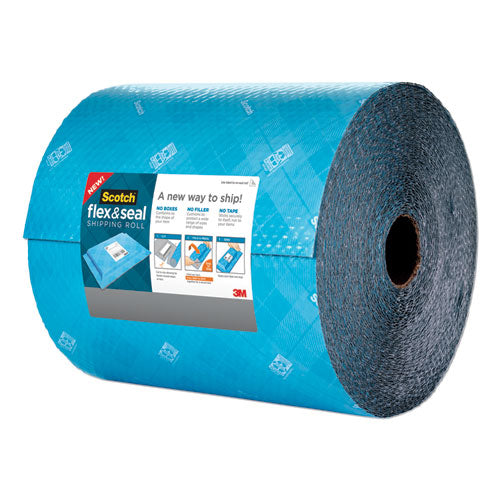 Flex And Seal Shipping Roll, 15" X 200 Ft, Blue-gray