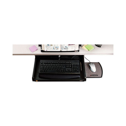 Under Desk Keyboard Drawer, 23w X 14d, Black