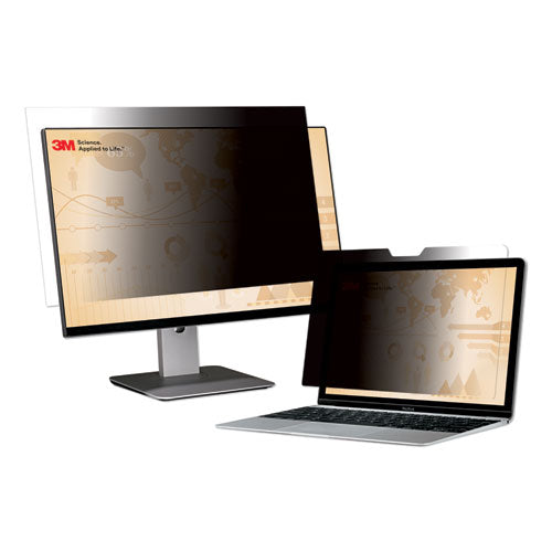 Frameless Blackout Privacy Filter For 23" Widescreen Monitor Full Screen, 16:9 Aspect Ratio