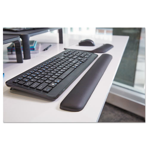 Gel Wrist Rest For Keyboards, 19"x 2" X 3-4", Solid Color