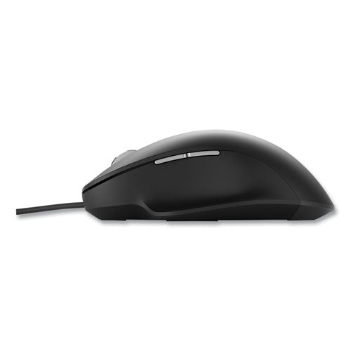 Ergonomic Wired Mouse, Usb, Right Hand Use, Black