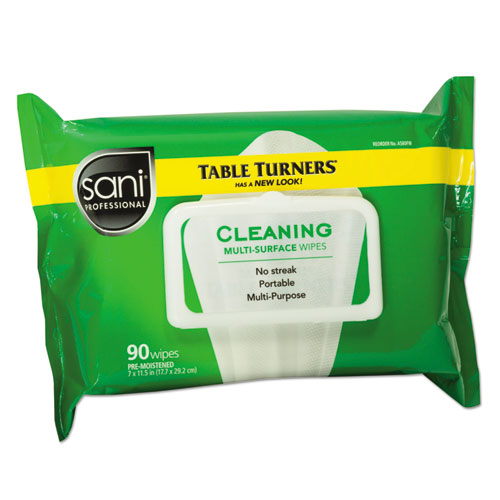 Multi-surface Cleaning Wipes, 11 1-2 X 7, White, 90 Wipes-pack, 12 Packs-carton