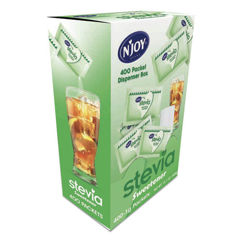 Stevia Artificial Sweetener, 0.4 Oz. 400 Packets-box