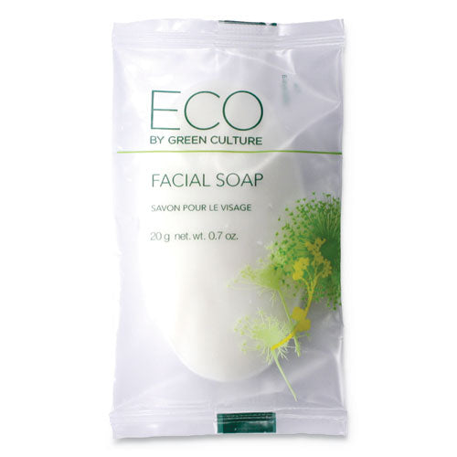 Facial Soap Bar, Clean Scent, 0.71 Oz Pack, 500-carton