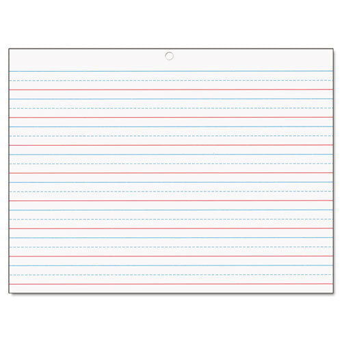 Multi-sensory Handwriting Tablet, 5-8" Long Rule, 8 X 10.5, 40-pad