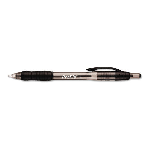 Profile Ballpoint Pen Value Pack, Retractable, Bold 1.4 Mm, Black Ink, Smoke Barrel, 36-box
