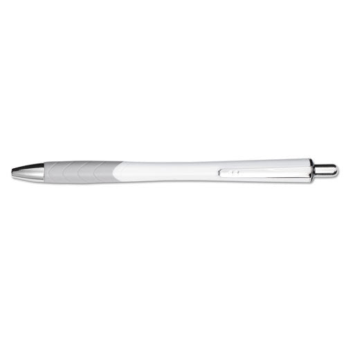 Inkjoy 700 Rt Ballpoint Pen, Retractable, Medium 1 Mm, Black Ink, White Barrel, Dozen