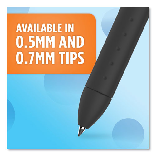 Inkjoy Gel Pen, Stick, Fine 0.5 Mm, Blue Ink, Blue Barrel, Dozen