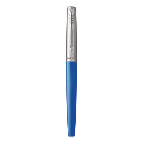 Jotter Originals Roller Ball Pen, Stick, Fine 0.5 Mm, Black Ink, Blue Barrel