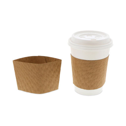 Hot Cup Sleeve, Fits 10 Oz To 24 Oz Cups, Brown, 1,000-carton