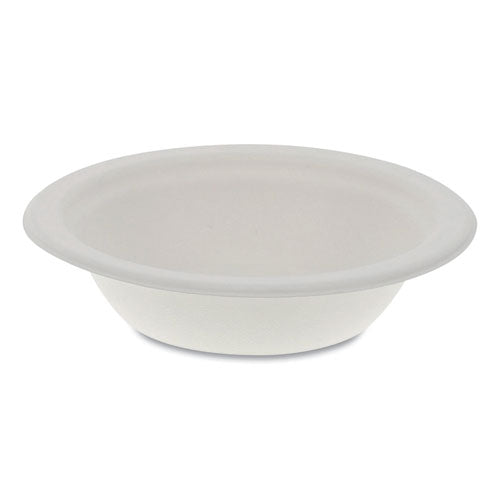 Earthchoice Compostable Fiber-blend Bagasse Dinnerware, Bowl, 6.38" Dia, 12 Oz, Natural, 1,000-carton