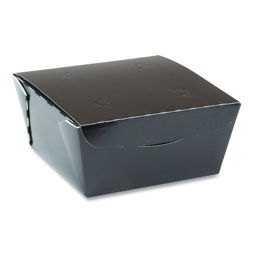 Earthchoice Onebox Paper Box, 37 Oz, 4.5 X 4.5 X 2.5, Black, 312-carton