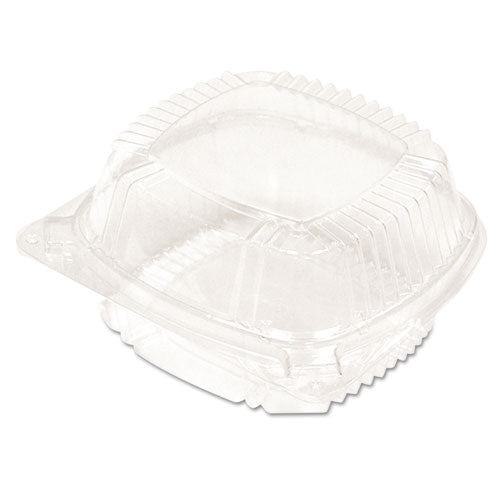 Clearview Smartlock Food Containers, Hoagie Container, 11 Oz, 5.25 X 5.25 X 2.5, Clear, 375-carton