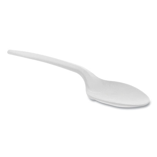 Fieldware Polypropylene Cutlery, Spoon, Mediumweight, White, 1,000-carton
