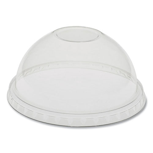 Earthchoice Strawless Rpet Lid, Dome Lid, Clear, Fits 12 Oz To 24 Oz "b" Cups, Clear, 1,020-carton