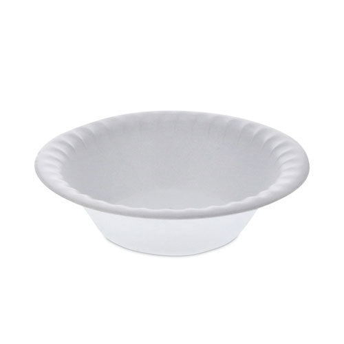 Placesetter Satin Non-laminated Foam Dinnerware, Bowl, 12 Oz, 6" Dia, White, 1,000-carton