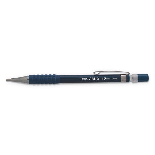 Sharp Mechanical Pencil, 1.3 Mm, Hb (#2.5), Black Lead, Blue Barrel