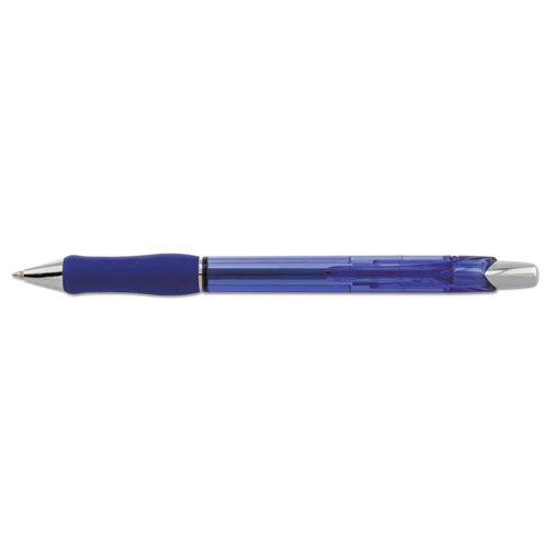R.s.v.p. Super Rt Ballpoint Pen, Retractable, Medium 0.7 Mm, Blue Ink, Blue Barrel, Dozen