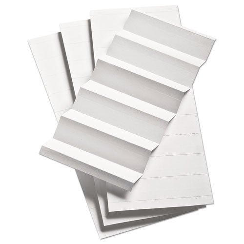 Blank Inserts For Hanging File Folders, Compatible With 42 Series Tabs, 1-5-cut, White, 2" Wide, 100-pack