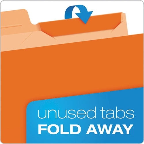 Ready-tab Reinforced File Folders, 1-3-cut Tabs, Letter Size, Assorted, 50-pack