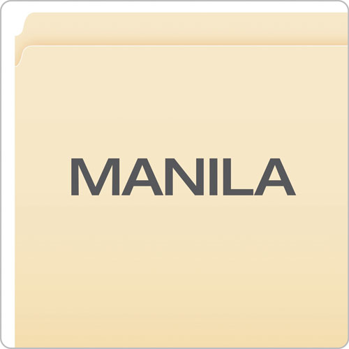 Manila File Folders, Straight Tab, Legal Size, 100-box