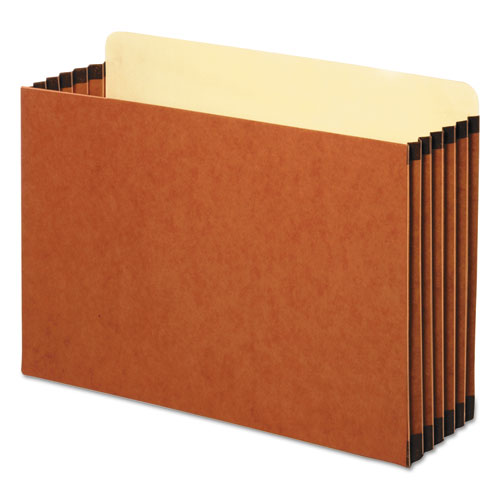 File Cabinet Pockets, 5.25" Expansion, Legal Size, Redrope, 10-box