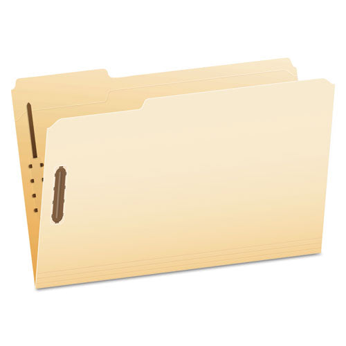 Manila Folders With Two Fasteners, 1-3-cut Tabs, Legal Size, 50-box