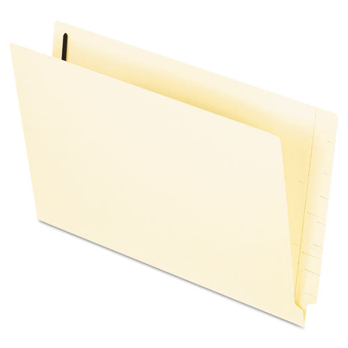 Manila End Tab Expansion Folders With Two Fasteners, 11-pt., 2-ply Straight Tabs, Legal Size, 50-box