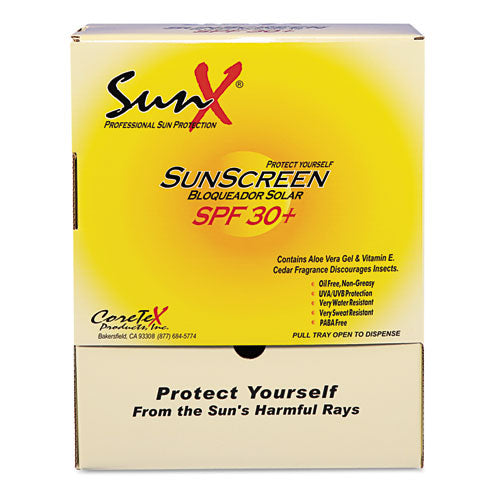 Spf30 Sunscreen, Single Dose Pouch, 100-box