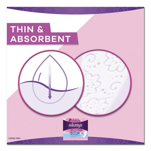 Thin Daily Panty Liners, Regular, 120-pack