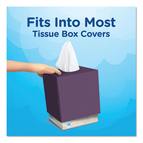 Ultra Soft Facial Tissue, 2-ply, White, 56 Sheets-box, 24 Boxes-carton
