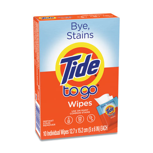 To Go Instant Stain Remover Wipes, 6 X 5, Scented, 10-box