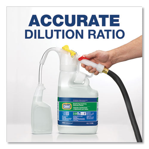 Dilute 2 Go, Comet Disinfecting - Sanitizing Bathroom Cleaner, Citrus Scent, , 4.5 L Jug, 1-carton