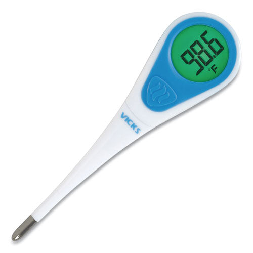 Speedread Digital Thermometer With Fever Insight, White-blue