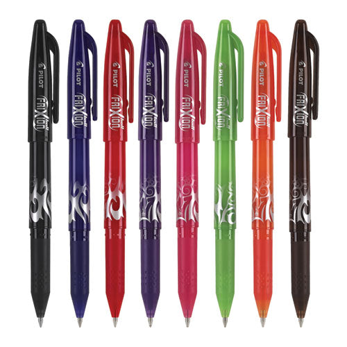 Frixion Ball Erasable Gel Pen, Stick, Fine 0.7 Mm, Assorted Ink And Barrel Colors, 8-pack