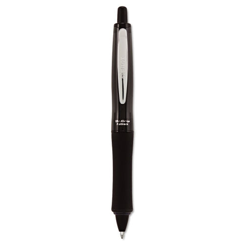 Dr. Grip Fullblack Advanced Ink Ballpoint Pen, Retractable, Medium 1 Mm, Black Ink, Black Barrel