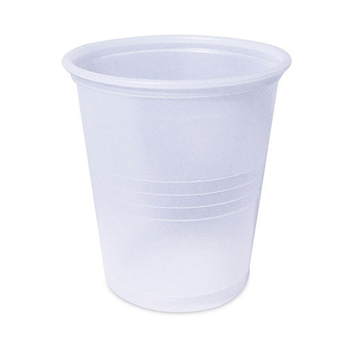 Plastic Cold Cups, 3 Oz, Translucent, 2,400-carton