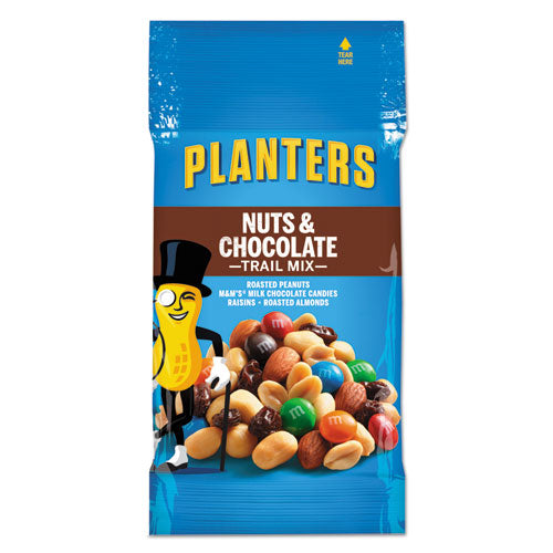 Trail Mix, Nut And Chocolate, 2 Oz Bag, 72-carton