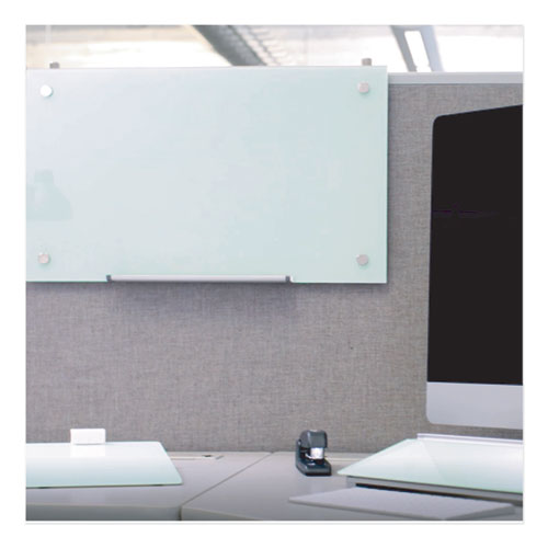 Infinity Magnetic Glass Dry Erase Cubicle Board, 18 X 30, White