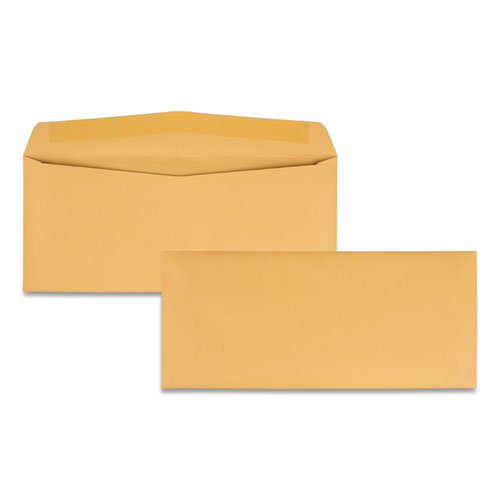 Kraft Envelope, #11, Commercial Flap, Gummed Closure, 4.5 X 10.38, Brown Kraft, 500-box