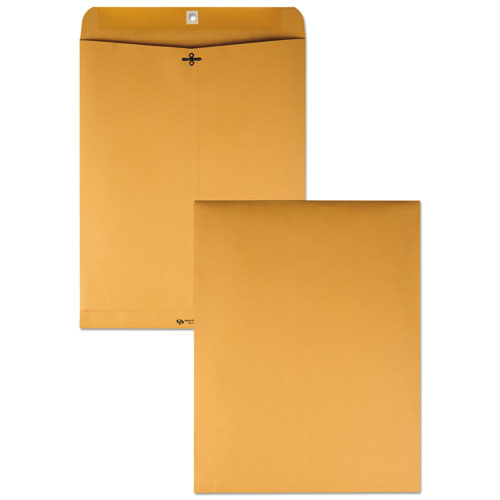 Clasp Envelope, #110, Square Flap, Clasp-gummed Closure, 12 X 15.5, Brown Kraft, 100-box
