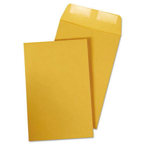 Catalog Envelope, #1, Square Flap, Gummed Closure, 6 X 9, Brown Kraft, 100-box