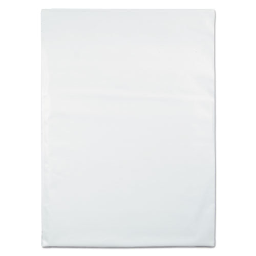 Redi-strip Poly Mailer, #6, Square Flap, Redi-strip Closure, 14 X 19, White, 100-pack