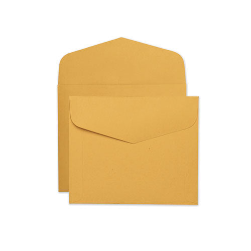 Open-side Booklet Envelope, #13 1-2, Hub Flap, Gummed Closure, 10 X 12, Brown Kraft, 100-box