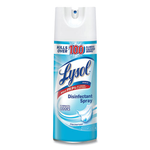Disinfectant Spray, Crisp Linen Scent, 12.5 Oz Aerosol Spray, 12-carton