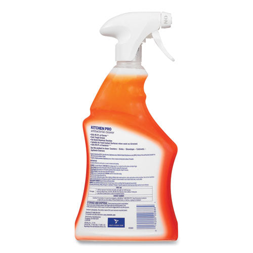 Kitchen Pro Antibacterial Cleaner, Citrus Scent, 22 Oz Spray Bottle, 9-carton