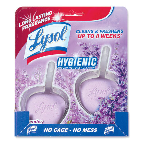 Hygienic Automatic Toilet Bowl Cleaner, Cotton Lilac, 2-pack